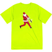 Baseball Short Sleeve Performance Tee - Home Run Santa