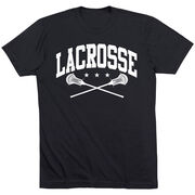 Guys Lacrosse Short Sleeve T-Shirt - Crossed Sticks