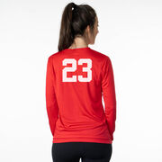 Hockey Long Sleeve Performance Tee - Hockey Mom Sticks