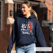 Hockey Hooded Sweatshirt - Lace 'Em Up And Light The Lamp