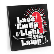 Hockey Canvas Wall Art - Light The Lamp