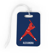 Softball Bag/Luggage Tag - Personalized Softball Batter