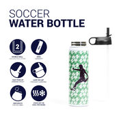 Soccer Water Bottle - Guy Soccer Player