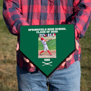 Baseball Home Plate Plaque - Player Photo