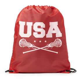 Girls Lacrosse Drawstring Backpack - USA Girls Lacrosse