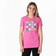 Soccer Women's Everyday Tee - Soccer Makes Me Happy