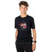 Wrestling T-Shirt Short Sleeve - Wrestling Reindeer