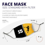 Guys Lacrosse Face Mask - Personalized Jumpshot