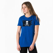 Hockey Women's Everyday Tee - Hockey Pirate Flag