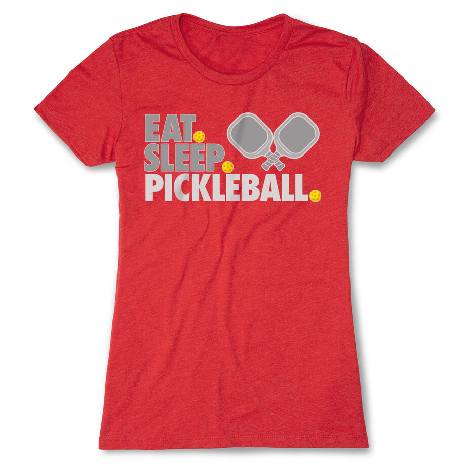 Pickleball Women's Everyday Tee - Eat. Sleep. Pickleball