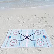 Hockey Premium Beach Towel - Hockey Rink