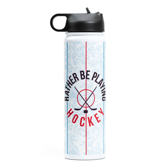 Hockey Water Bottle - Rather Be Playing