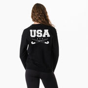 Field Hockey Crewneck Sweatshirt - USA Field Hockey (Back Design)