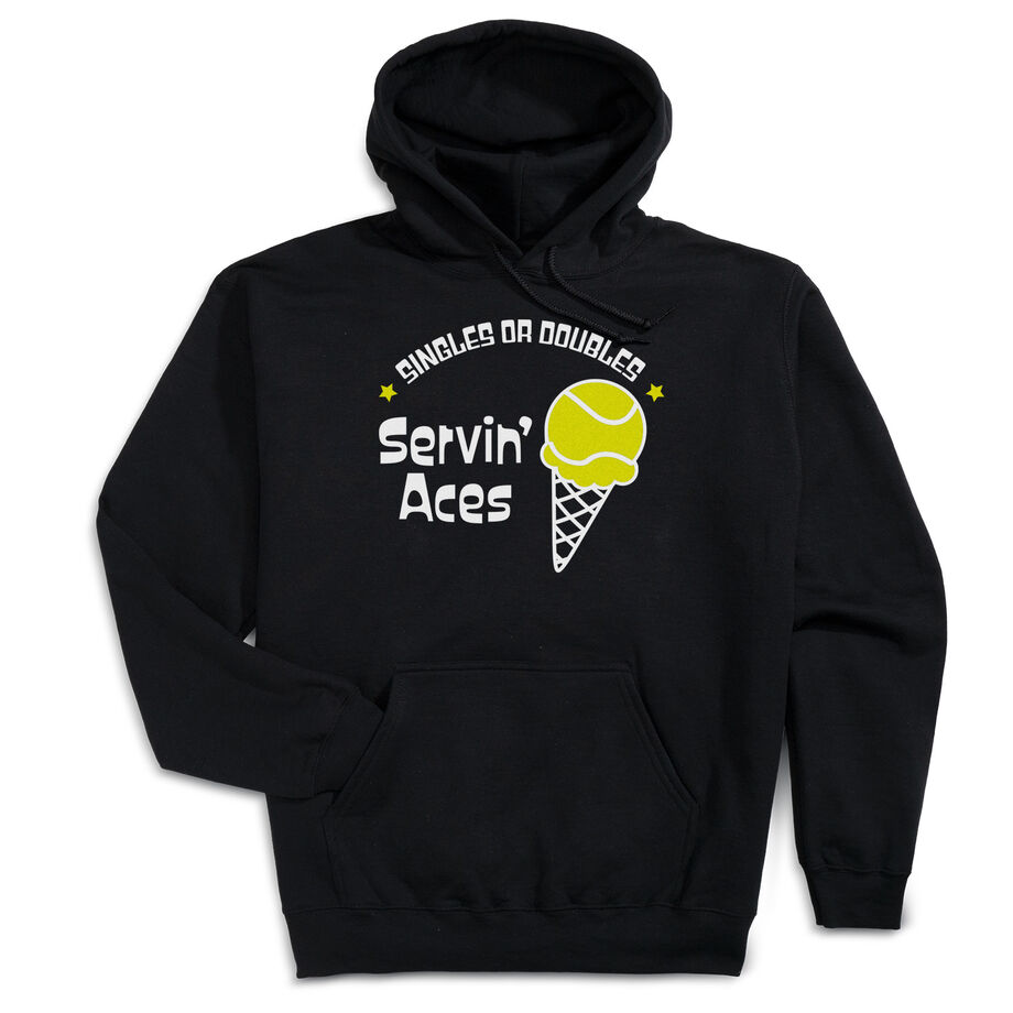 Tennis Hooded Sweatshirt - Servin' Aces