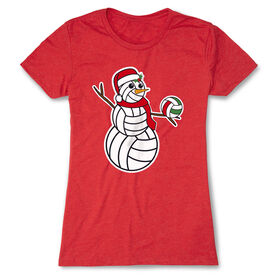 Volleyball Women's Everyday Tee - Serving Holiday Cheer