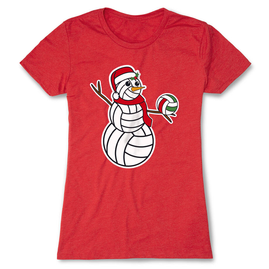 Volleyball Women's Everyday Tee - Serving Holiday Cheer