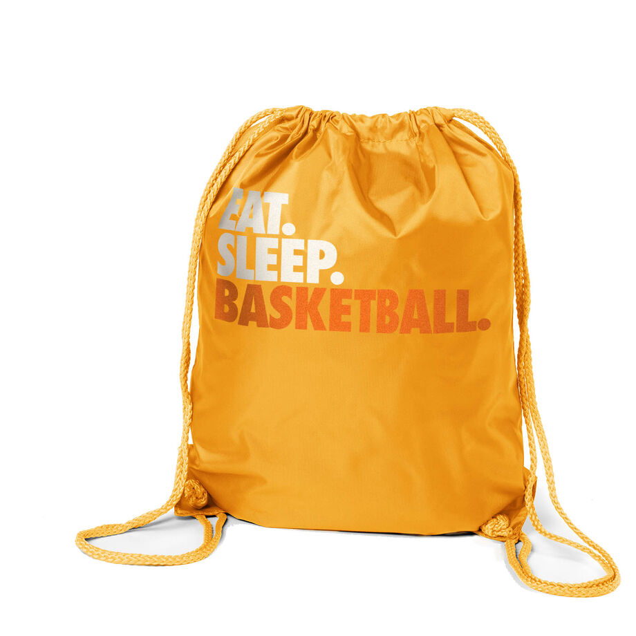 Basketball Drawstring Backpack Eat. Sleep. Basketball.