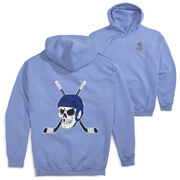 Hockey Hooded Sweatshirt - Chill to the Bone (Back Design)