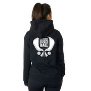 Pickleball Hooded Sweatshirt - I'd Rather Be Playing Pickleball (Back Design)