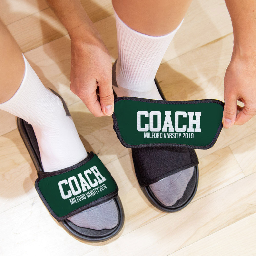 Coach sales slide sandals