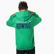 Crew Hooded Sweatshirt - I'd Rather Be Rowing (Back Design)