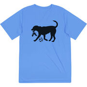 Soccer Short Sleeve Performance Tee - Spot The Soccer Dog