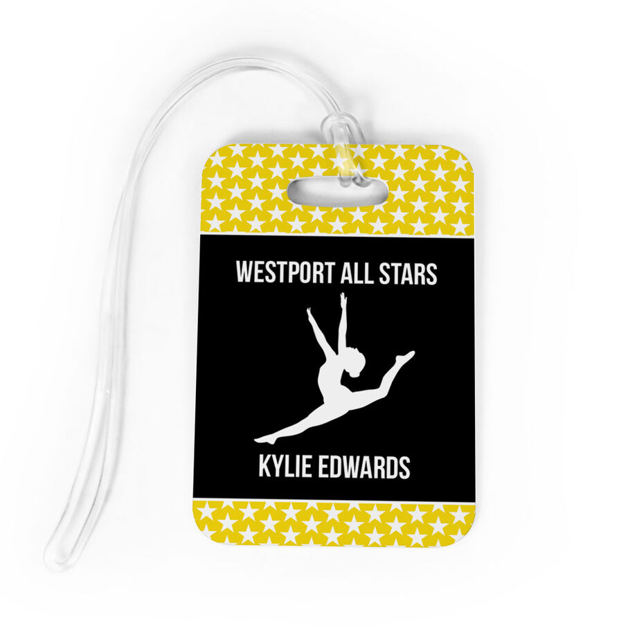 Gymnastics Bag/Luggage Tag - Personalized Gymnastics Team with Gymnast