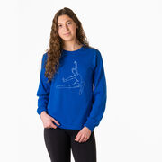 Gymnastics Tshirt Long Sleeve - Gymnast Sketch