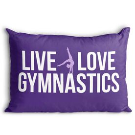 Gymnastics Pillowcase - Live Love Gymnastics