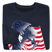 Hockey Crewneck Sweatshirt - Hockey Eagle