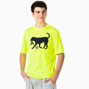 Soccer Short Sleeve Performance Tee - Spot The Soccer Dog