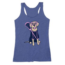 Girls Lacrosse Women's Everyday Tank Top - Lily The Lacosse Dog