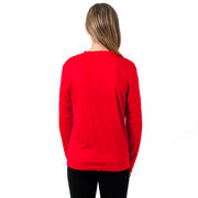 Gymnastics Long Sleeve Performance Tee - Gymnast Sketch