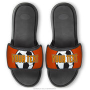 Soccer Repwell&reg; Sandal Straps - Soccer Ball with Text