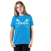 Girls Lacrosse Short Sleeve T-Shirt - Crossed Girls Sticks