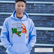 Guys Lacrosse Hooded Sweatshirt - Checking It Twice Lacrosse