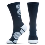 Hockey Woven Mid-Calf Socks - I'd Rather Be Playing Hockey