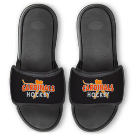 Hockey Repwell&reg; Slide Sandals - Your Team Name