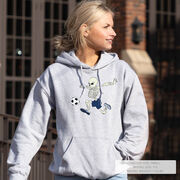Soccer Hooded Sweatshirt - Skeleton Striker