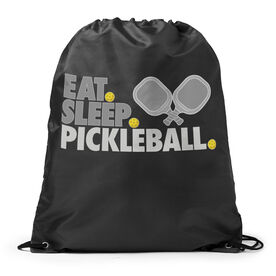 Pickleball Drawstring Backpack - Eat. Sleep. Pickleball