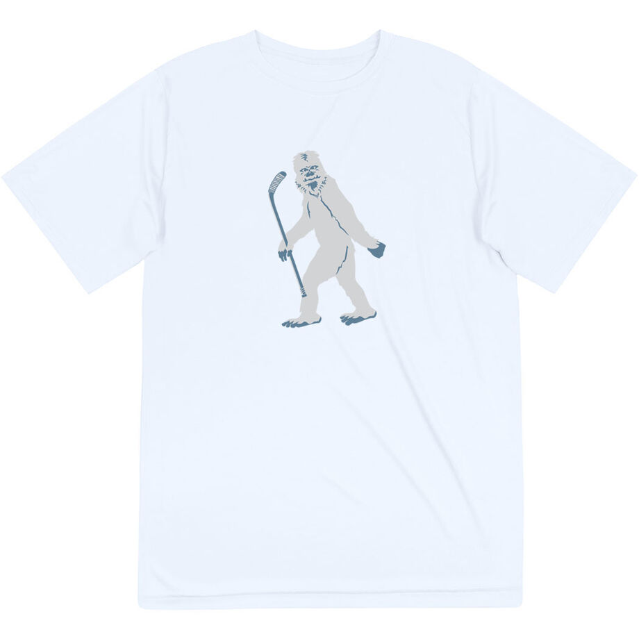 Hockey Short Sleeve Performance Tee - Yeti - Personalization Image