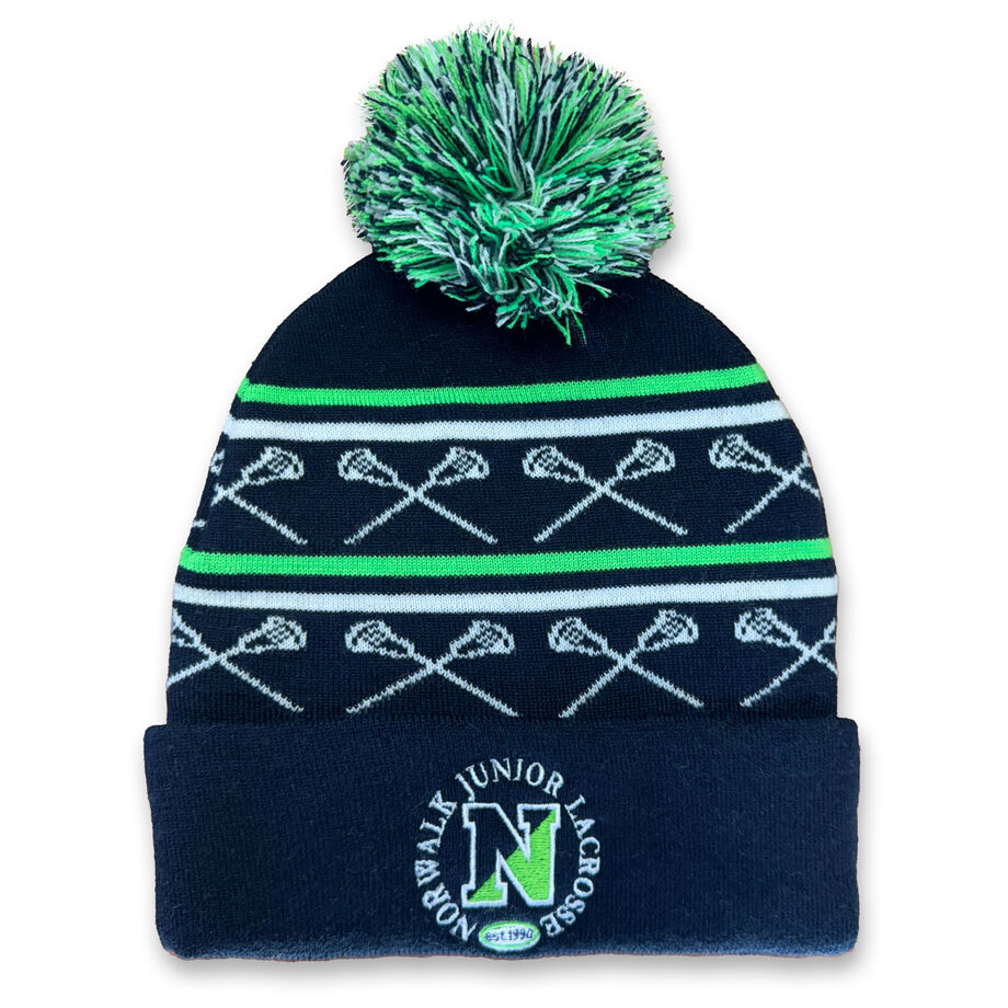 Custom Team Pom Pom Knit Hat
