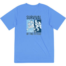 Hockey Short Sleeve Performance Tee - Survival of the Fittest