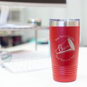 Cheerleading 20 oz. Double Insulated Tumbler - Megaphone Icon