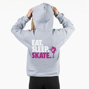 Figure Skating Hooded Sweatshirt - Eat. Sleep. Skate. (Back Design)