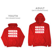 Cheerleading Hooded Sweatshirt - Retro Cheer