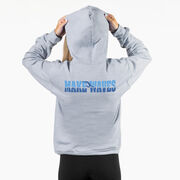 Swimming Hooded Sweatshirt - Make Waves (Back Design)