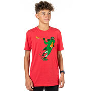 Guys Lacrosse Short Sleeve T-Shirt - Lacrosse Leprechaun