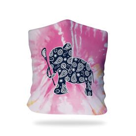 Girls Lacrosse Multifunctional Headwear - Lax Elephant Tie-Dye RokBAND