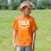Baseball Short Sleeve Performance Tee - USA
